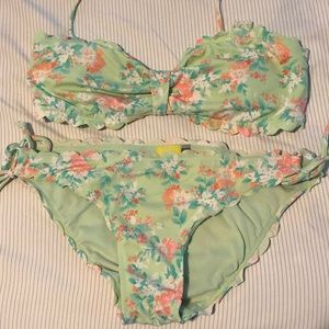Floral Bandeau Bikini
